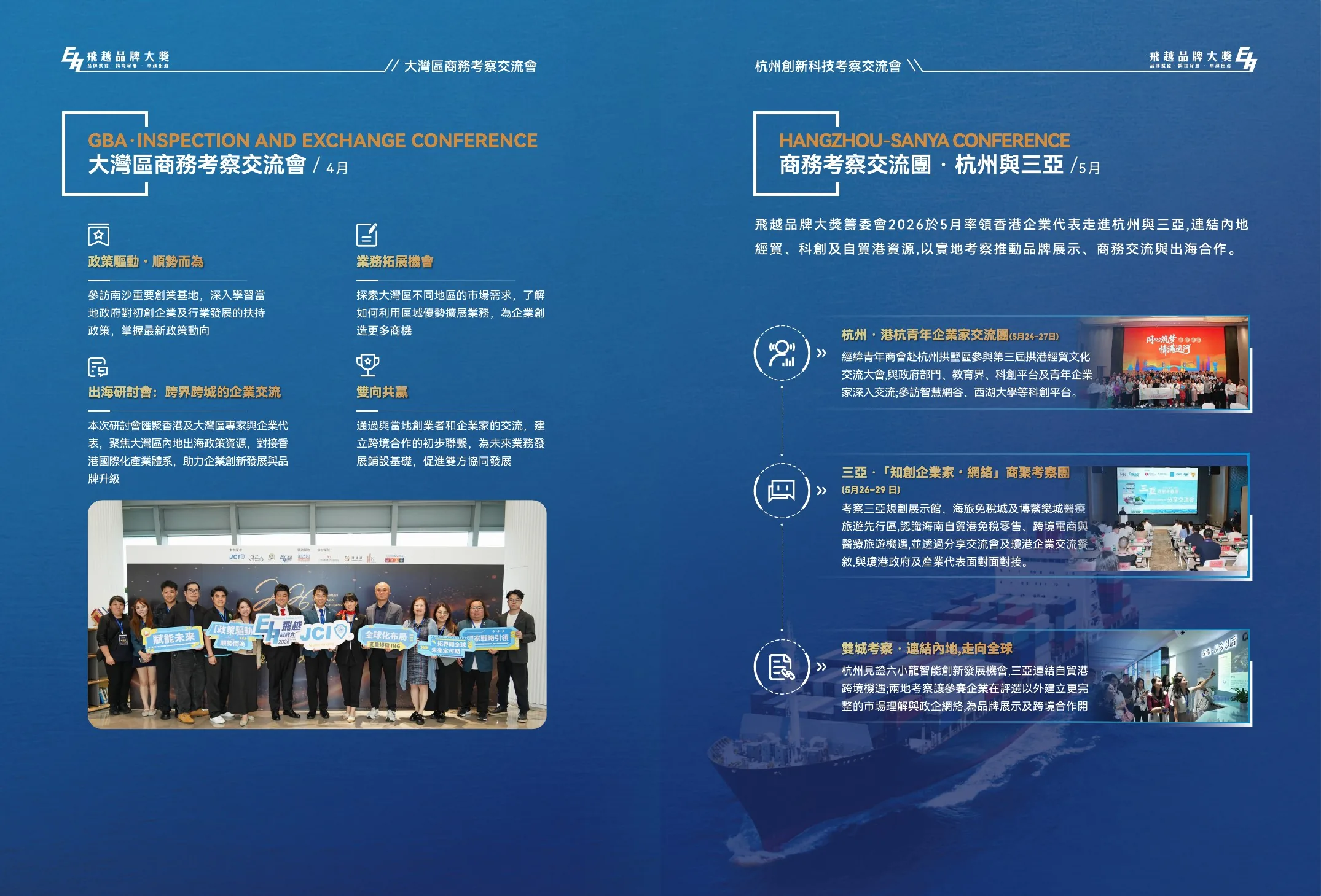 飛越品牌大獎 2026 電子場刊跨頁 23，共 58 個跨頁