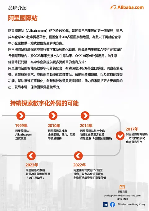 H15 阿里國際站香港 參展介紹